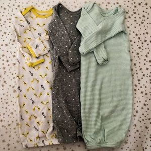 Unisex 3 ct Newborn Sleepers